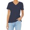 BELLA + CANVAS Women’s Relaxed Jersey V-Neck T-shirt, 100% Cotton Relaxed fit Tee